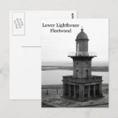 Fleetwood Lower Lighthouse Postcard Postkarte (Vorne/Hinten)