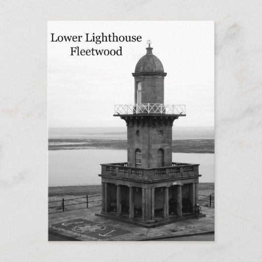 Fleetwood Lower Lighthouse Postcard Postkarte (Vorderseite)