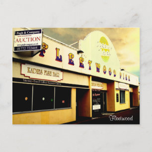 Fleetwood Pier Postkarte