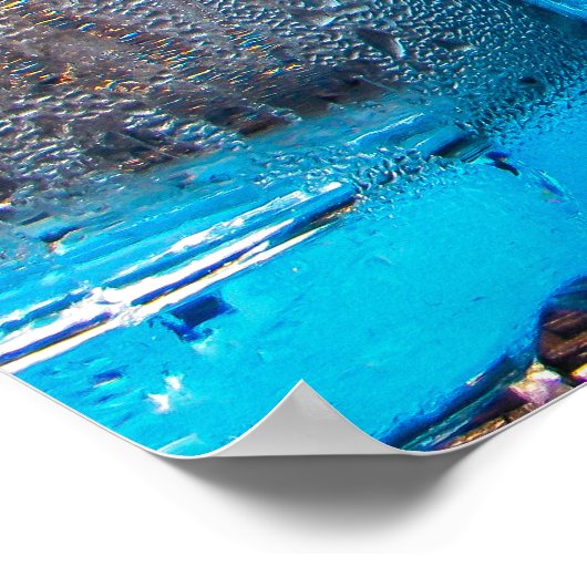 Fleetwood Tafelwasser Flaschen Plakat (Ecke)