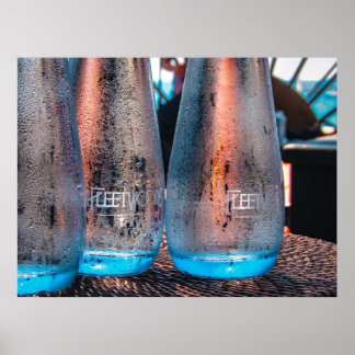 Fleetwood Tafelwasser Flaschen Plakat