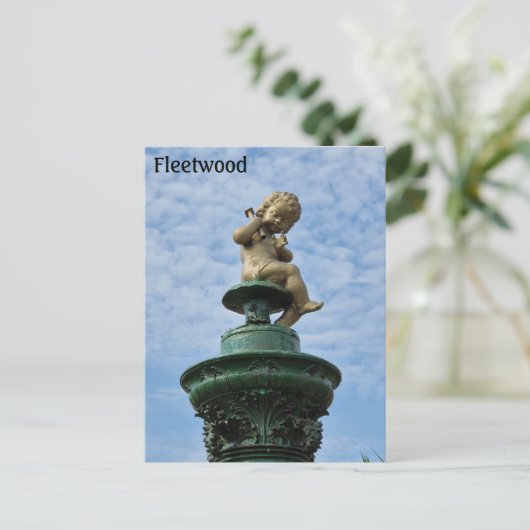 Fleetwood - Wasserbrunnen Postkarte (Stehend Vorderseite)