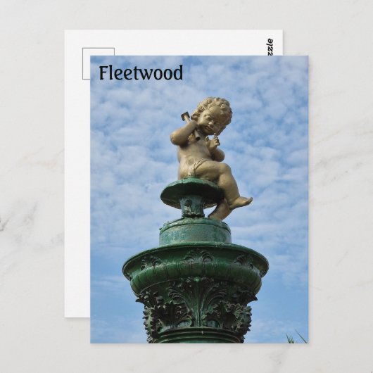 Fleetwood - Wasserbrunnen Postkarte (Vorne/Hinten)