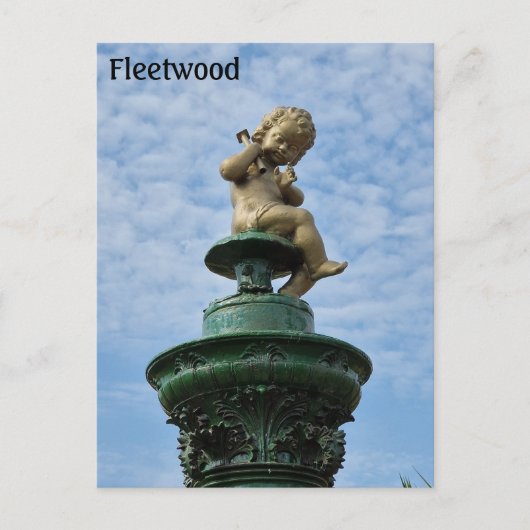 Fleetwood - Wasserbrunnen Postkarte (Vorderseite)