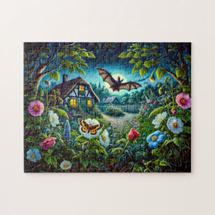 Flehen im Garten bei Nacht Puzzle