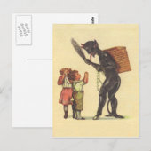 Flehen mit Krampus Postkarte (Vorne/Hinten)