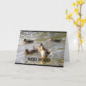 FLEHEN SIE HOO! AN! So glücklich für Sie! Karte (Gelbe Blume)