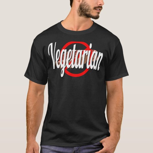 Fleisch aus vegetarischem Anbau T-Shirt (Vorderseite)