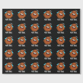 Fleisch bawl Funny Meatball Pun Dark BG Geschenkpapier (Flach)