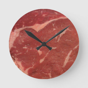 Fleisch-Beschaffenheit Runde Wanduhr