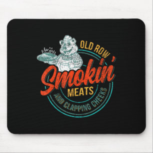Fleisch der alten Row-Smokin und Kratzen der Wange Mousepad