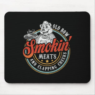 Fleisch der alten Row-Smokin und Kratzen der Wange Mousepad