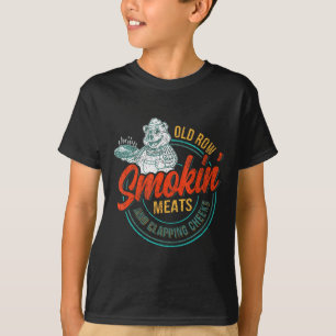 Fleisch der alten Row-Smokin und Kratzen der Wange T-Shirt