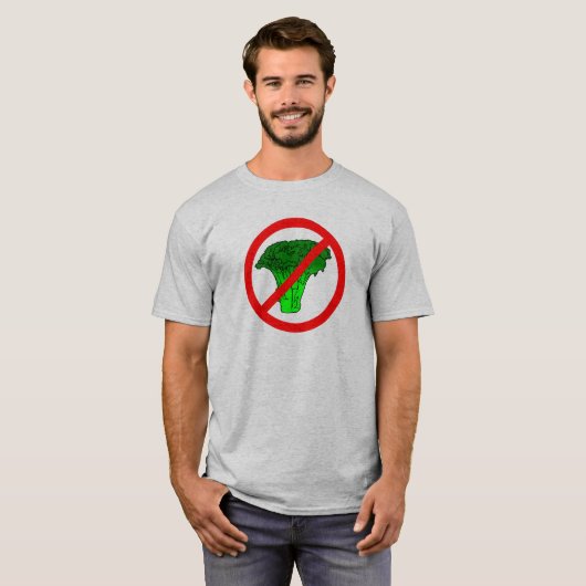 Fleisch-Esser - kein Brokkoli T-Shirt (Vorne ganz)