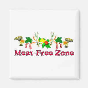 Fleisch-Freie Zone Magnet