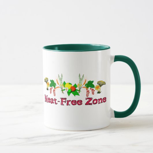 Fleisch-Freie Zone Tasse (Rechts)