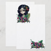 "Fleisch fressende Blumenstrauß-Fee-" Briefpapier (Vorne/Hinten)