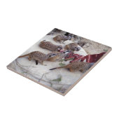 Fleisch fressende Fleischkatzen mit Teebechern, Fliese (Seite)