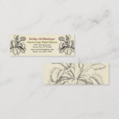 Fleisch fressende Pflanzen-Geschäfts-Karte Mini Visitenkarte (Vorne/Hinten)