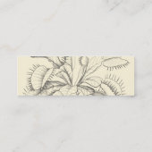 Fleisch fressende Pflanzen-Geschäfts-Karte Mini Visitenkarte (Rückseite)