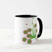 Fleisch fressende Sundew Pflanze Tasse (VorderseiteRechts)