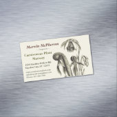 Fleisch fressendes Pflanzen-Kinderzimmer Magnetische Visitenkarte (Beispiel)