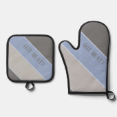 Fleisch got? ofenhandschuh & Topflappen-Set (Vorderseite)