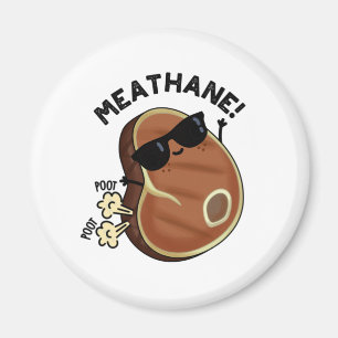 Fleisch-Hane Funny Farting Meat Pun Magnet