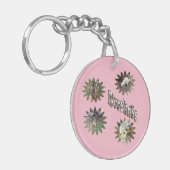 Fleisch in Star-Formen mit Logo, Schlüsselanhänger (Vorderseite links)