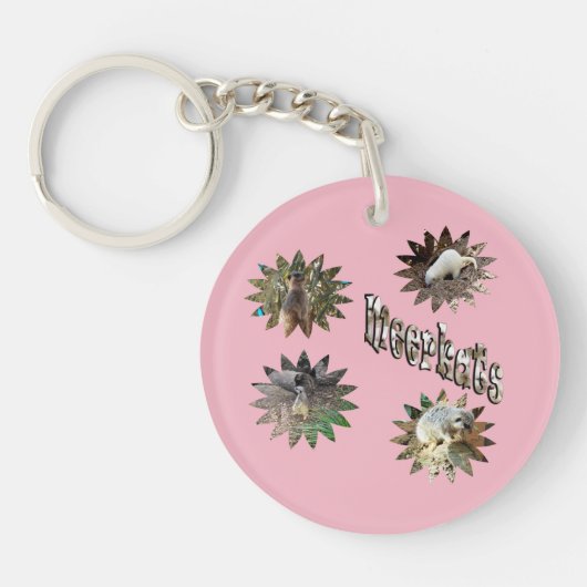 Fleisch in Star-Formen mit Logo, Schlüsselanhänger (Vorderseite)