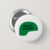 Fleisch ist Mord Button (Vorne & Hinten)