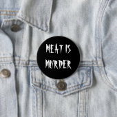 Fleisch ist Mord Button (Beispiel)