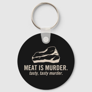 Fleisch ist Mord. Geschmackvoller, geschmackvoller Schlüsselanhänger