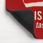 Fleisch ist Mord, geschmackvoller Mord Mousepad (Ecke)