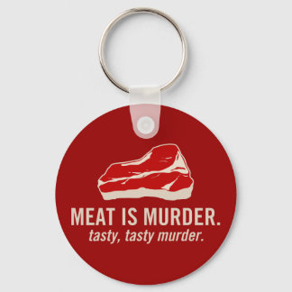 Fleisch ist Mord, geschmackvoller Mord Schlüsselanhänger