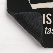 Fleisch ist Mord.  Geschmackvoller, Mousepad (Ecke)