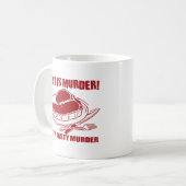 Fleisch ist Mord Kaffeetasse (Vorderseite Links)