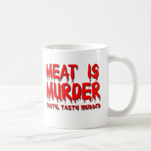 Fleisch ist Mord Lustiger Becher Humor Kaffeetasse