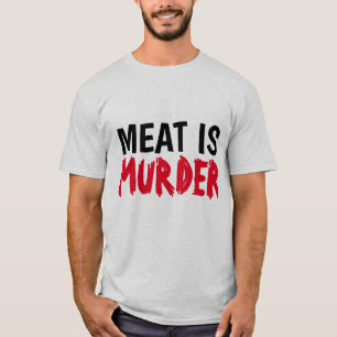 FLEISCH IST MORD T-Shirts, Vegetarier Veganer T-Shirt