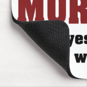 Fleisch ist Mord! Und ja, ich hätte gerne Fries da Mousepad (Ecke)