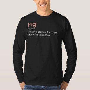 Fleisch Joke Beste Unglaublich witzig Schweine und T-Shirt