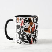 Fleisch - Katzen Muster Tasse (Links)