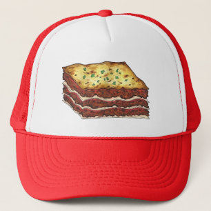 Fleisch Lasagna Lasagna Italienisches Restaurant K Truckerkappe