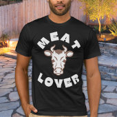 Fleisch Lover Carnivore Kuh Head Unisex T-Shirt