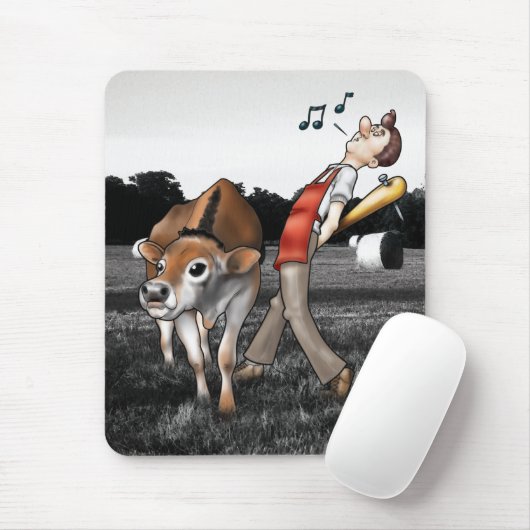 FLEISCH! Mousepad - Kunstdruck (Mit Mouse)