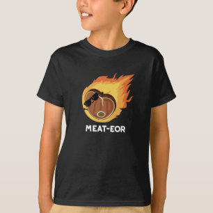Fleisch oder Funny Meat Steak Pun Dark BG T-Shirt