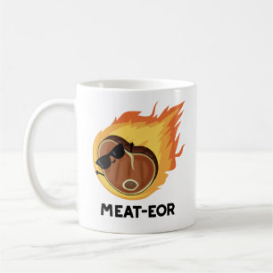 Fleisch oder Funny Meat Steak Pun Kaffeetasse