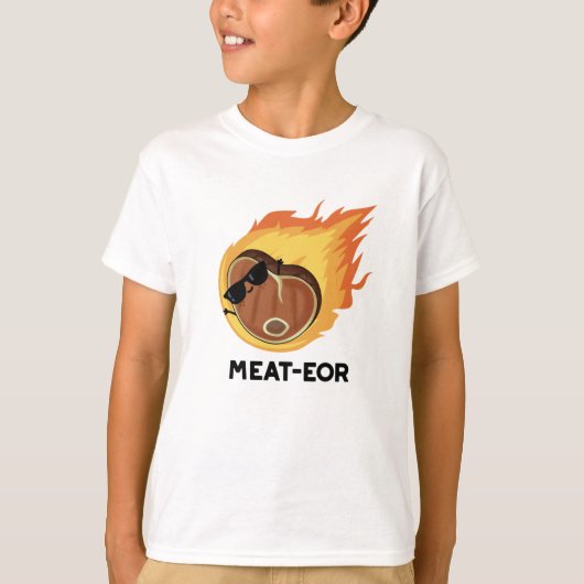Fleisch oder Funny Meat Steak Pun T-Shirt (Vorderseite)