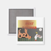 Fleisch Pessach Magnet (Vorderseite/Rückseite)