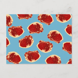 Fleisch Postkarte